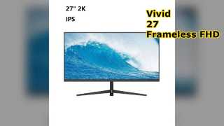 27인치 프레임리스 FHD LED 모니터 Vivid IPS