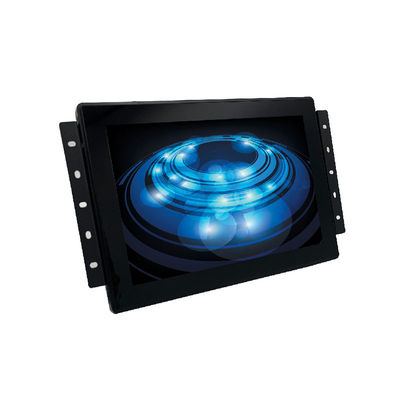커스텀 10.1 인치 LED 모니터 용량 터치 스크린 1280x800 해상도 300NITS 밝기 검은색